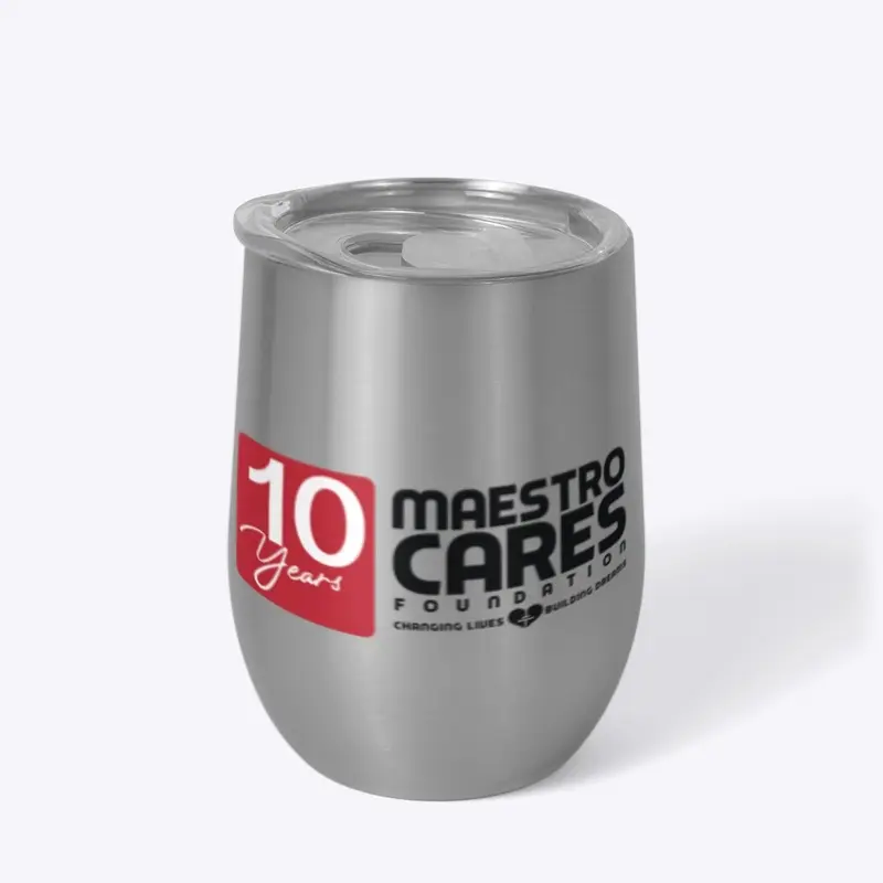 10-year Anniversary Wine Tumbler